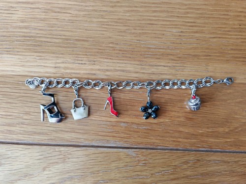 Silver rolo charm - (925),
